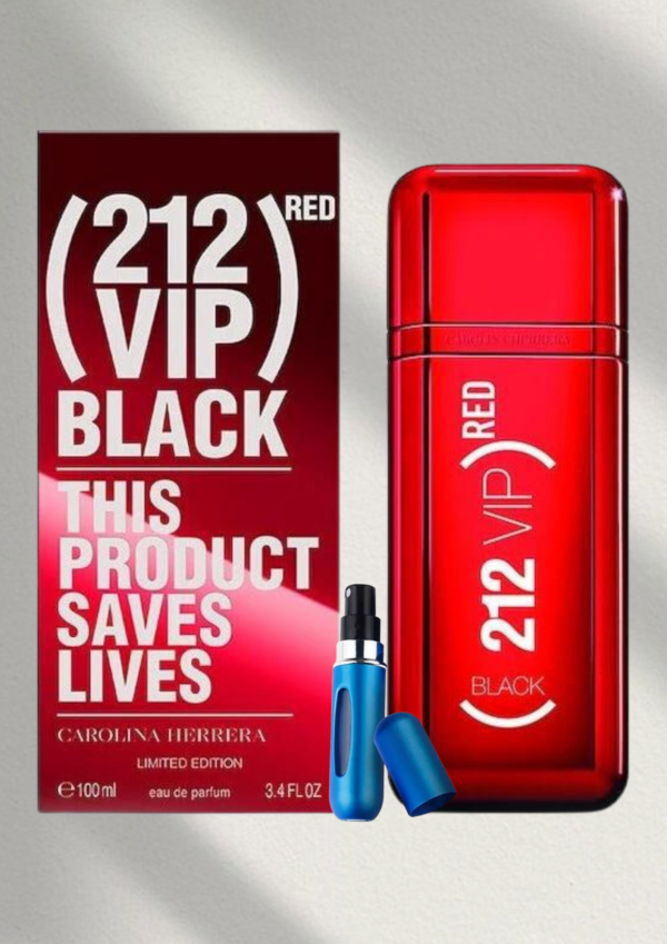212 Vip Red Black Carolina Herrera
